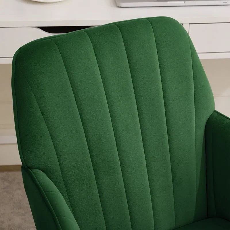 Ergonomischer drehbarer Bürostuhl mit gepolsterter Sitzfläche und Lordosenstütze