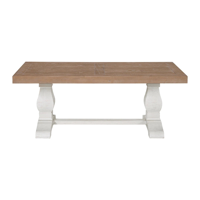 Napa 50 Solid Wood Pedestal Coffee Table