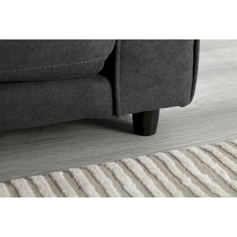 Schlafsofa-Futon mit seitlichem Stauraum, gepolstertes Lounge-Schlafsofa